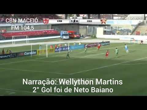 CRB 4 X 0 CEO veja o 2° Gol do Galo pelo Alagoano