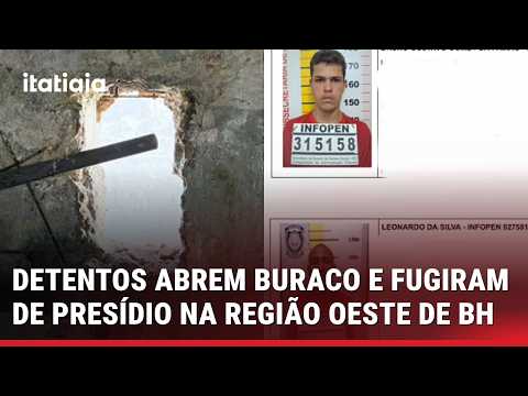 FUGA EM BH: SETE PRESOS FOGEM DO CERESP GAMELEIRA; TRÊS SÃO RECAPTURADOS E QUATRO SEGUEM FORAGIDOS