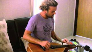 Xavier Rudd - Love Comes and Goes - Backstage at Hangout Music Fest 2011