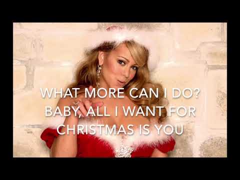 All i want for Christmas (-7) - Mariah Carey - Karaoke male lower