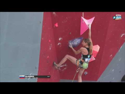 IFSC Climbing World Cup Xiamen 2016   Lead   Finals   Women   Mina Markovic mp4
