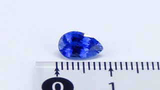 コーンフラワーサファイア(ペアシェイプカット)1.32ct