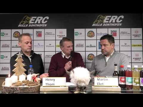ERC Sonthofen | Pressekonferenz Bulls vs. Selber Wölfe