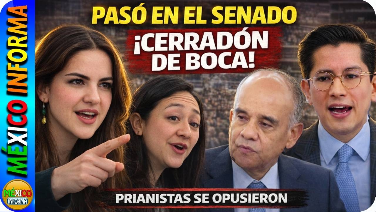 CERRADÓN DE BOCA EN EL SENADO. PANISTAS Y PRIISTAS SE OPONEN A RATIFICACIÓN DE VELASCO.