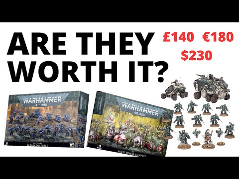 BATTLEFORCES ARE HERE + PRICES UNVEILED - Are the Warhammer 40K Christmas Battleforces a Good Deal?