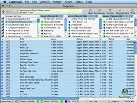 Using SuperSync to merge two iTunes libaries