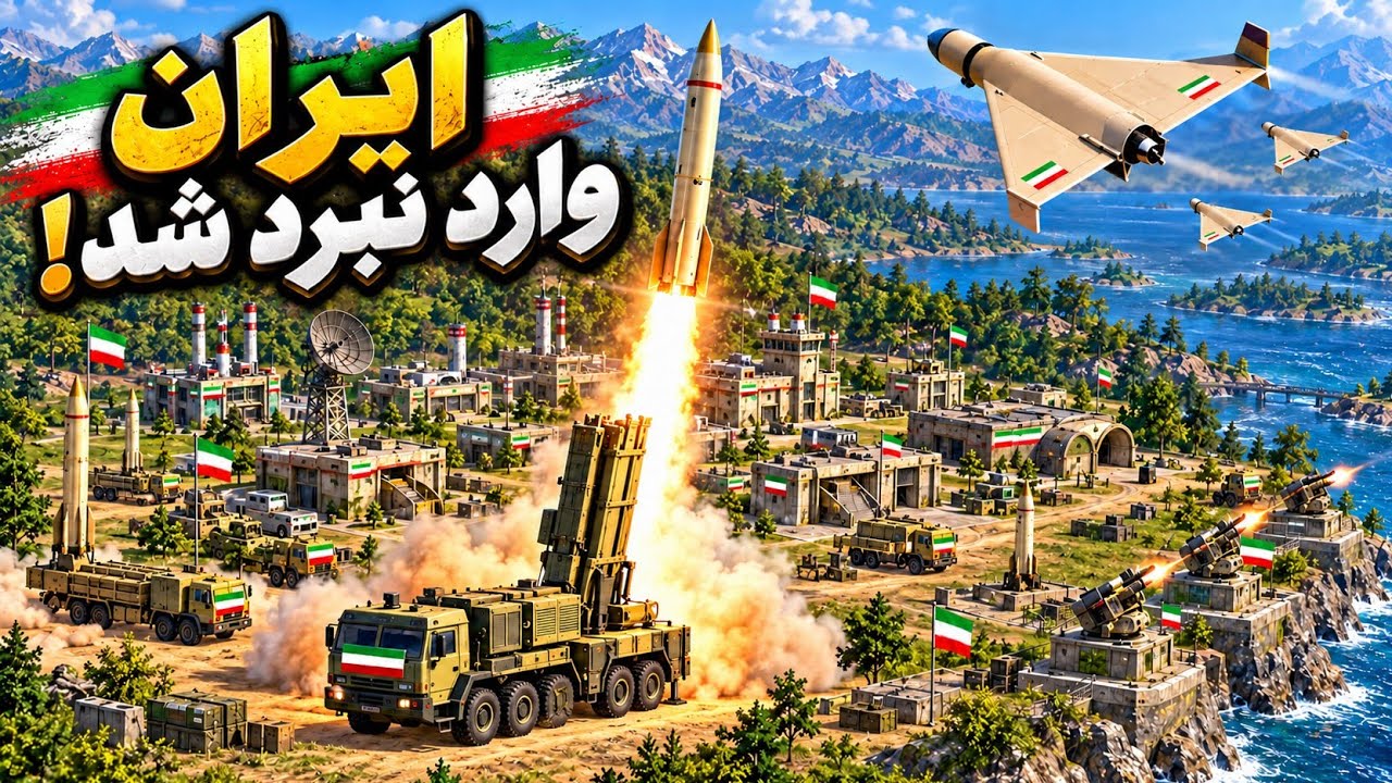 میشه بدون پدافند جلوی آمریکا جنگید؟ نبرد 1v3 general zero hour 
