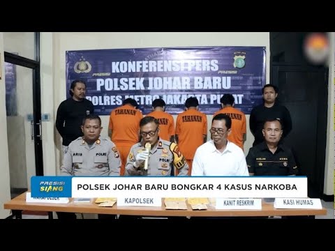 POLSEK JOHAR BARU DALAM MENGUNGKAP PEREDARAN NARKOBA