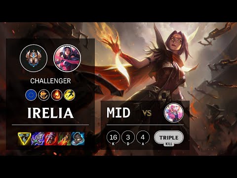 Irelia Mid vs Seraphine - EUW Challenger Patch 11.1