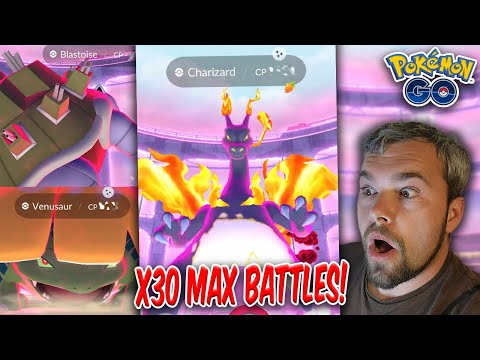 Gigantamax Charizard, Venusaur, & Blastoise are TOUGH! But we got a Shiny Gigantamax! (Pokémon GO)