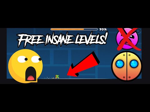 Geometry Dash: ALL FREE INSANE LEVELS!