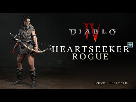 Diablo 4 - Heartseeker/Shadow Clone Rogue Build - Pit 110 Clear