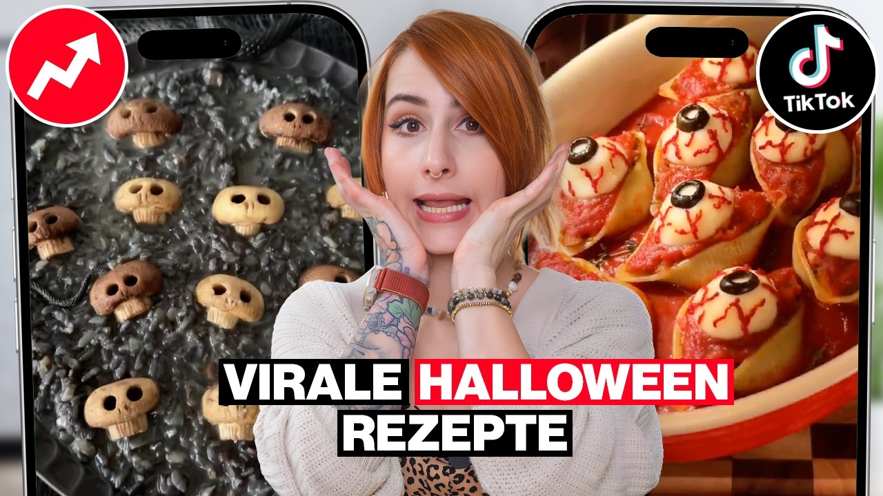 Ich teste virale HALLOWEEN REZEPTE 2026 von TikTok 👻