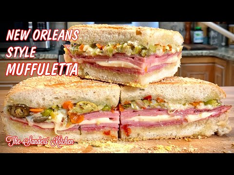 BEST MUFFULETTA RECIPE | NEW ORLEANS STYLE | HOT AND CRISPY