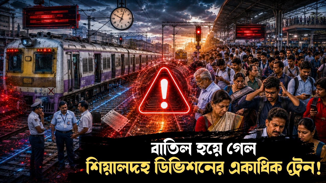 বাতিল হল শিয়ালদহ ডিভিশনের একাধিক ট্রেন, সমস্যায় পড়বেন নিত্য যাত্রীরা! | Rail News | Sealdah Division
