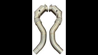 BMW X7 Gets Downpipes Installed