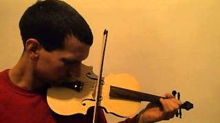 Handmade black walnut fiddle #14 demo, Waltz From Boda