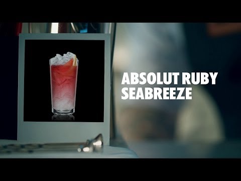 ABSOLUT RUBY SEABREEZE DRINK RECIPE - HOW TO MIX