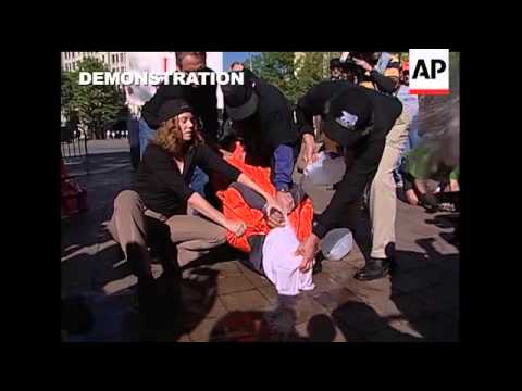 Several anti-waterboarding groups demonstrated the technique on the streets of Washington, DC.  The