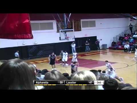 Great ball movement by the Alpharetta Raiders as they increase the lead against Lassiter