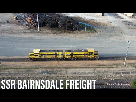 SSR freight departs Bairnsdale