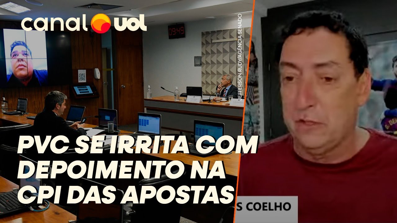 BOMBA NA CPI DAS APOSTAS ESPORTIVAS IRRITA PVC: 'É O PABLO MARÇAL DA CPI DA MANIPULAÇÃO'