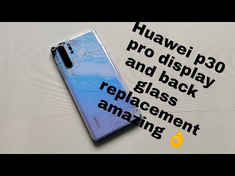 Amazing restoration of Huawei p30 pro display replacement and back glass replacement [pro vedios]