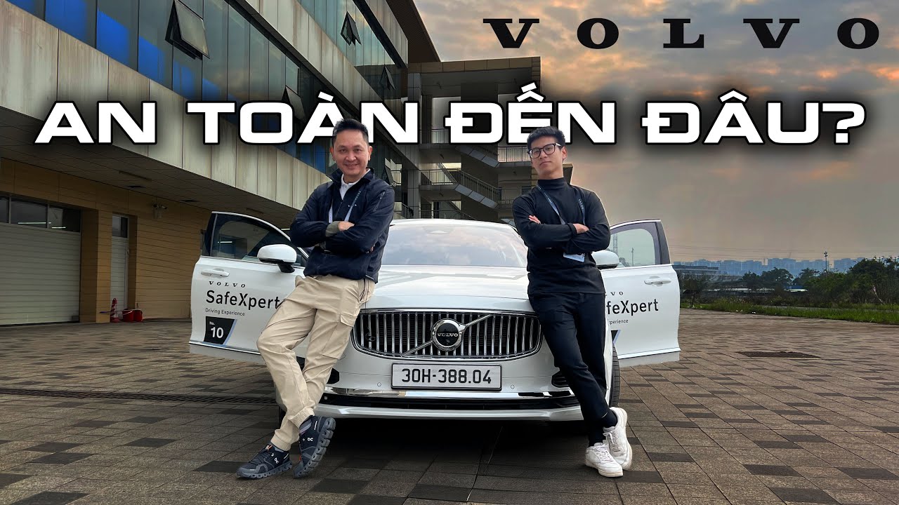 Thử nghiệm thực tế khả năng phanh gấp của xe Volvo
