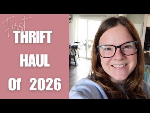 First Thrift Haul of the Year: Goodwill Haul