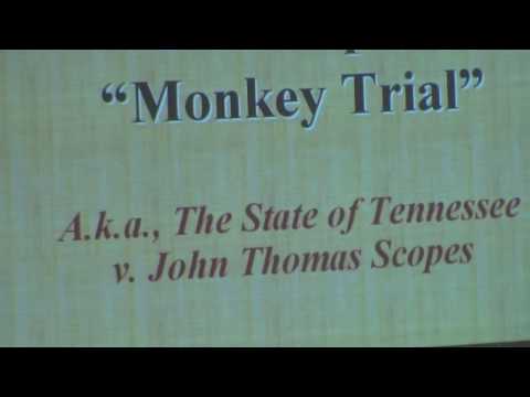 The Scopes Monkey Trial Part 1 of 2