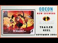 THE INCREDIBLES November 2004 Odeon Cinema Trailer Reel Home Cinema