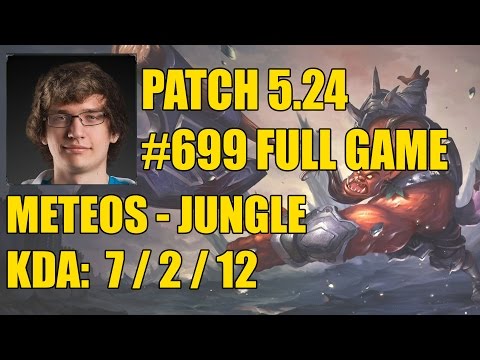 C9 Meteos - Jungle: Dr. Mundo vs Lee Sin - NA Challenger #699 Full Game