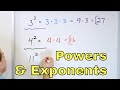 Learn Exponents Powers In Math 6 1 1