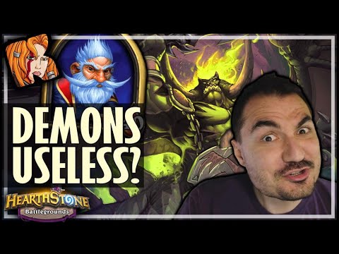 AND THEY ALL CALLED DEMONS USELESS! - Hearthstone Battlegrounds