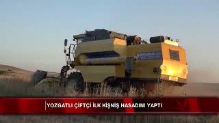 Yozgatlı çiftçi ilk kişniş hasadını yaptı 🌿