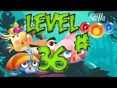 Let's Play Angry Birds Pop - Level 36 Walkthrough