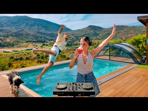 Aperitivo Disco House Mix | Mediterranean Poolside Vibes | No-AI DJ Set 4K