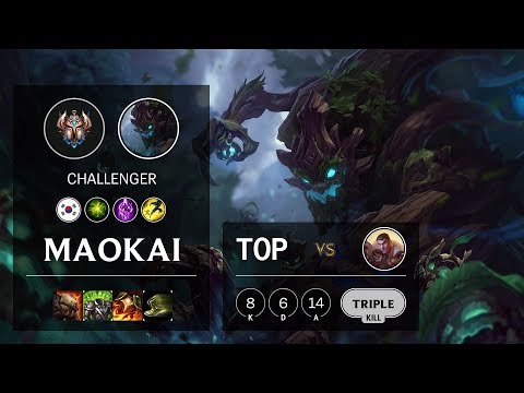 Maokai Top vs Jayce - KR Challenger Patch 10.10