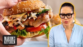 ALL the good things are in this grilled chicken sandwich | Thai-style Grilled Chicken Burger