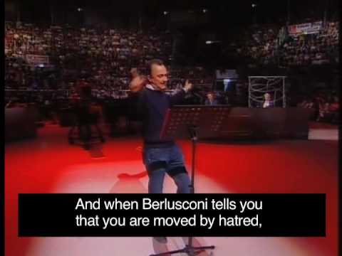 Comedian Daniele Luttazzi explains why Italians keep voting for Berlusconi.