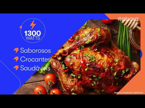Video thumbnail of Fritadeira Air Fryer Itatiaia Essencial 3,5 Litros 1300W
