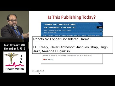 Ivan Oransky Co-Founder of Retraction Watch Discusses Scientific Research Integrity