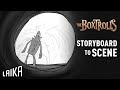 “Into the Boxtrolls‘ Lair” Storyboard to Scene