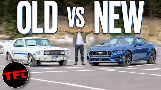 1968 vs 2024 Ford Mustang GT: You’ll Be Surprised How Much The Pony Car Hasn’t  Changed In 60 Years!
