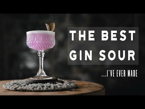 Empress 1908 Gin sour – Truffle on the Rocks