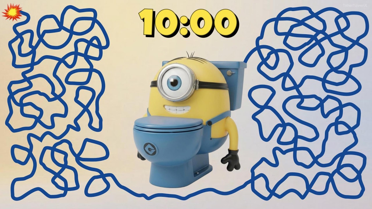 10 Minute Timer Bomb | Minion Toilet EXPLOSION! 🚽💥