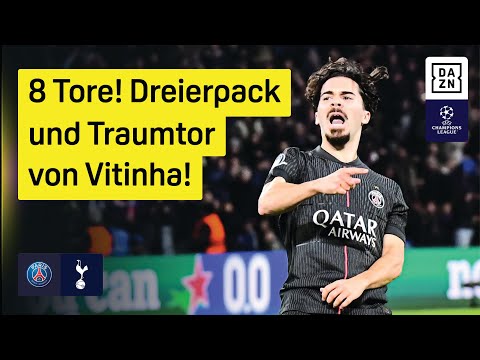Paris Saint-Germain - Tottenham Hotspur | UEFA Champions League | DAZN Highlights
