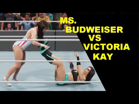 WWE 2K19 Ms Budweiser vs Victroria Kay -Last Woman Standing