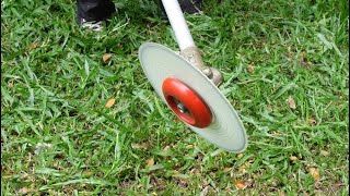 ใบตัดหญ้าวงเดือน พร้อม อุปกรณ์ป้องกัน ใบมีดตัดหญ้า แตะพื้น Sawmaster มือใหม่ช่วยตัดได้ง่ายขึ้น