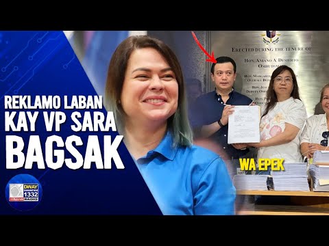 Kaso kontra kay VP Sara Duterte, bagsak sa pagsusuri